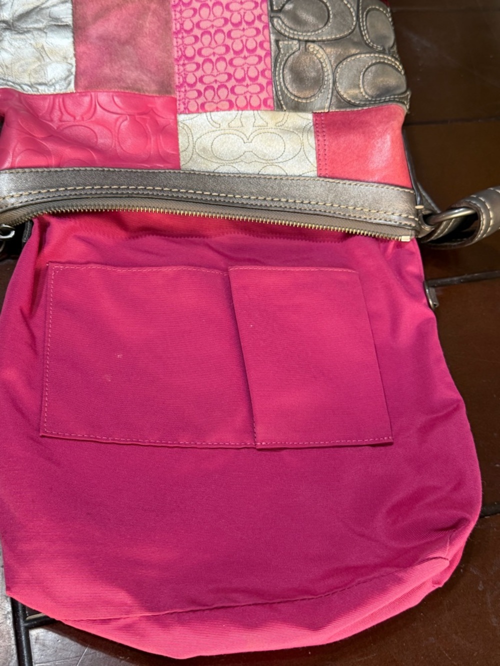 Coach Pink Soho SIgnature Canvas
Patchwork PINk Shoulder Bag - Picture 13 of 15